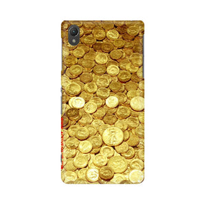 Gold Coins   ---   Sony Nokia Lenovo Moto HTC Huawei - Mobile Back Cover