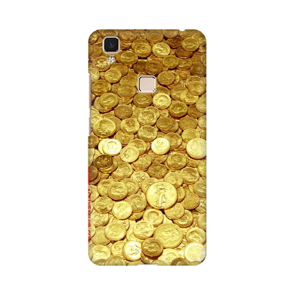 Gold Coins   ---   Apple XioMi RealMe Oppo Vivo - Mobile Back Cover