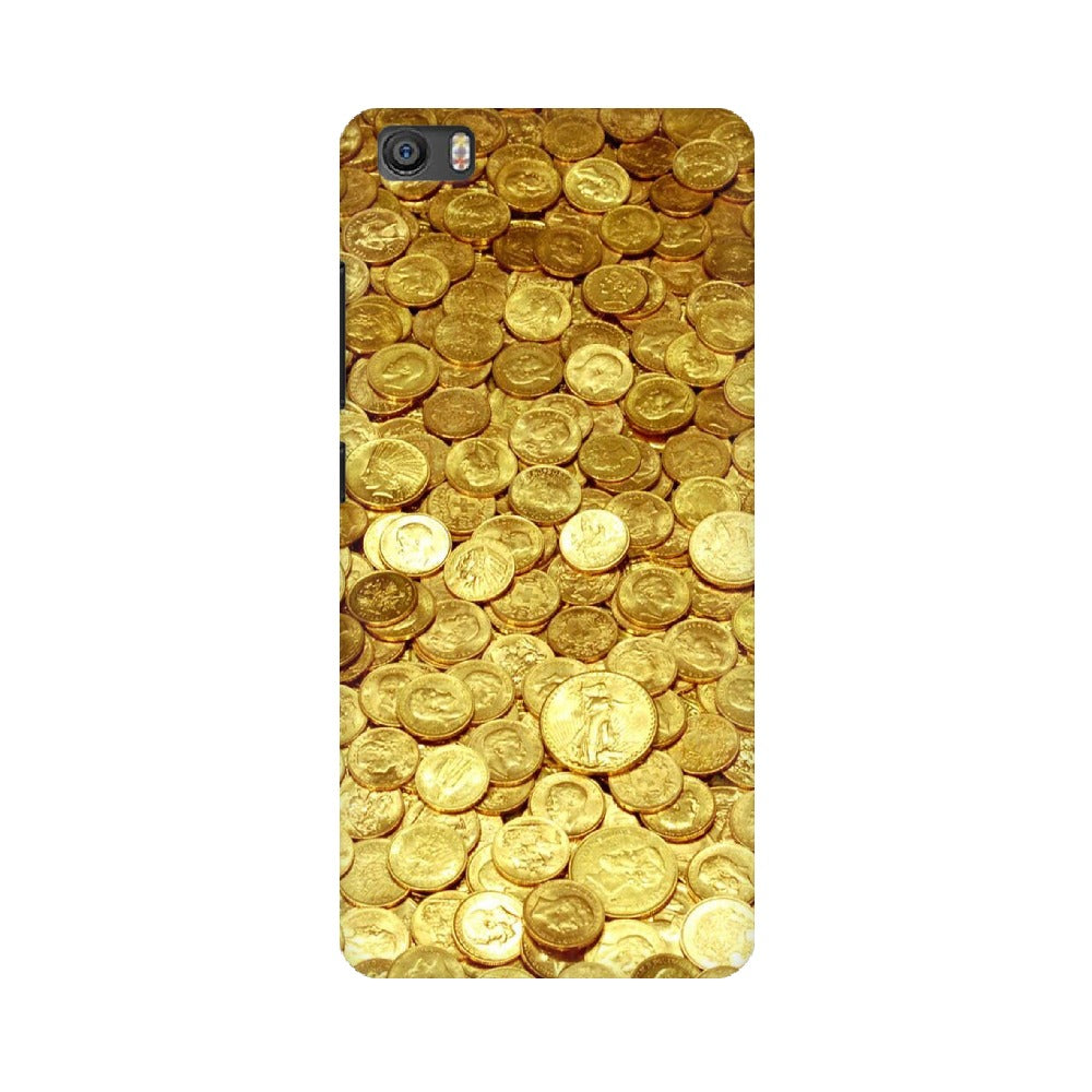 Gold Coins   ---   Apple XioMi RealMe Oppo Vivo - Mobile Back Cover