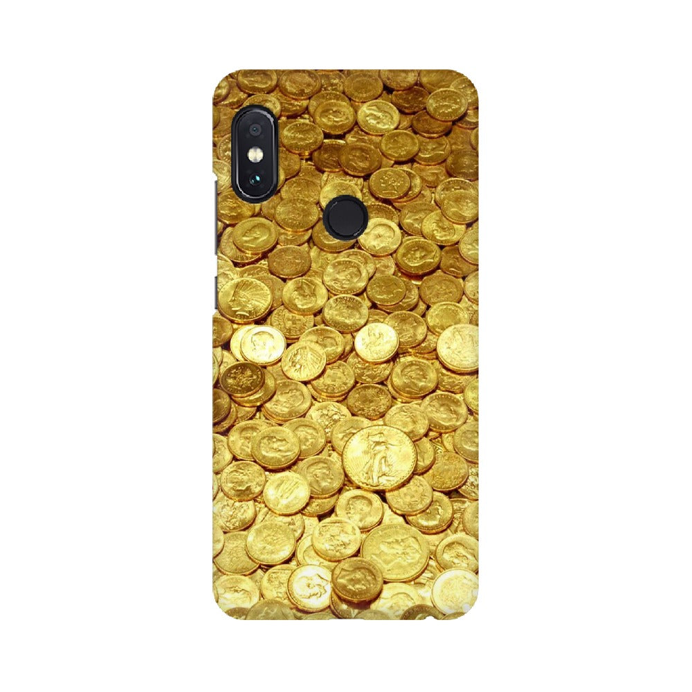 Gold Coins   ---   Apple XioMi RealMe Oppo Vivo - Mobile Back Cover