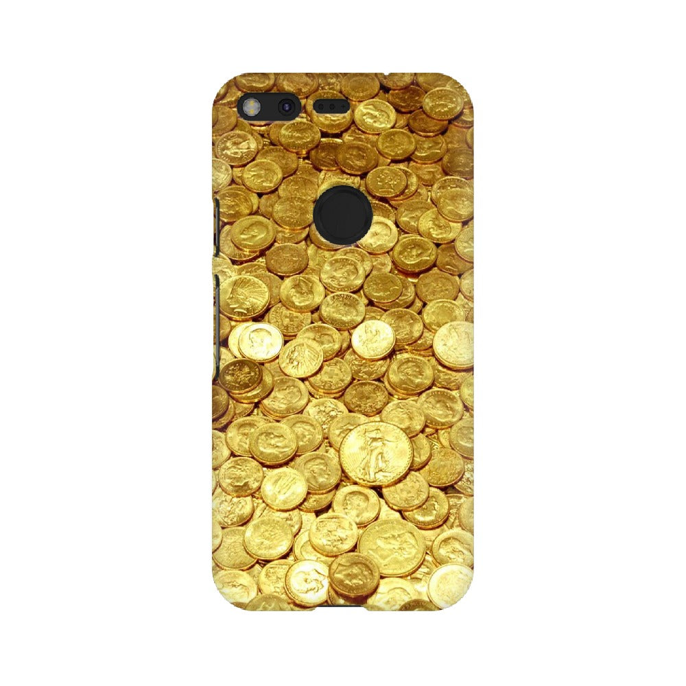 Gold Coins   ---   Samsung Google OnePlus Mobile Back Cover