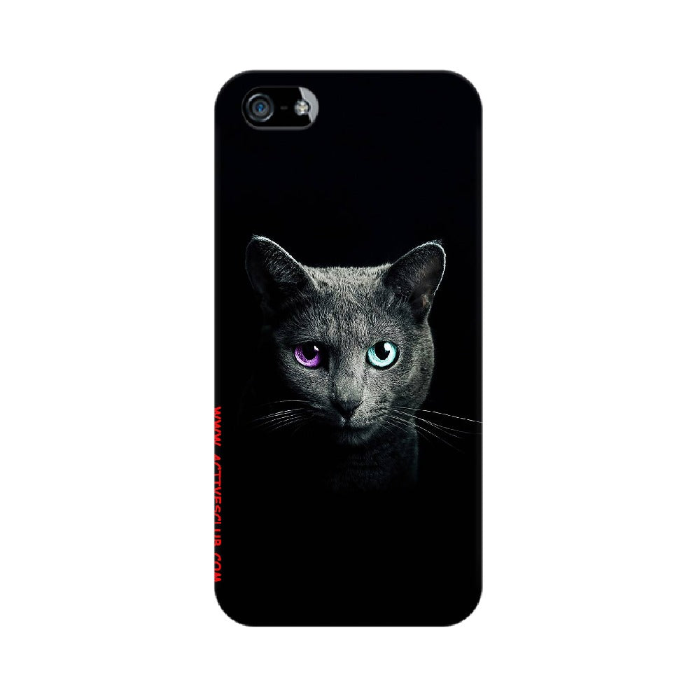 Black Cat   ---   Apple XioMi RealMe Oppo Vivo - Mobile Back Cover