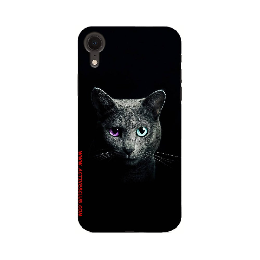 Black Cat   ---   Apple XioMi RealMe Oppo Vivo - Mobile Back Cover