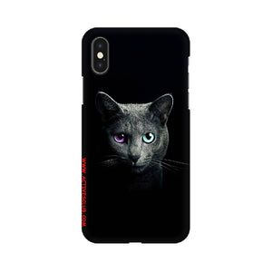 Black Cat   ---   Apple XioMi RealMe Oppo Vivo - Mobile Back Cover