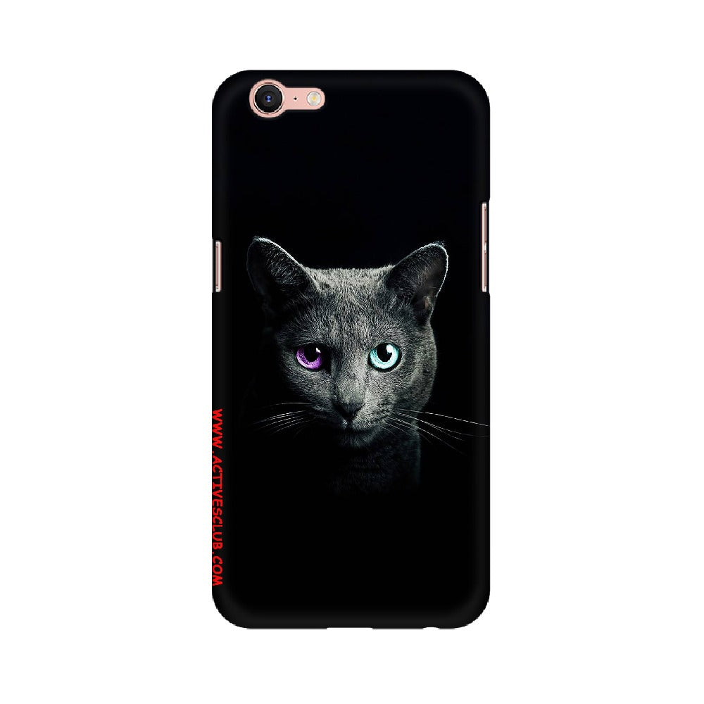 Black Cat   ---   Apple XioMi RealMe Oppo Vivo - Mobile Back Cover