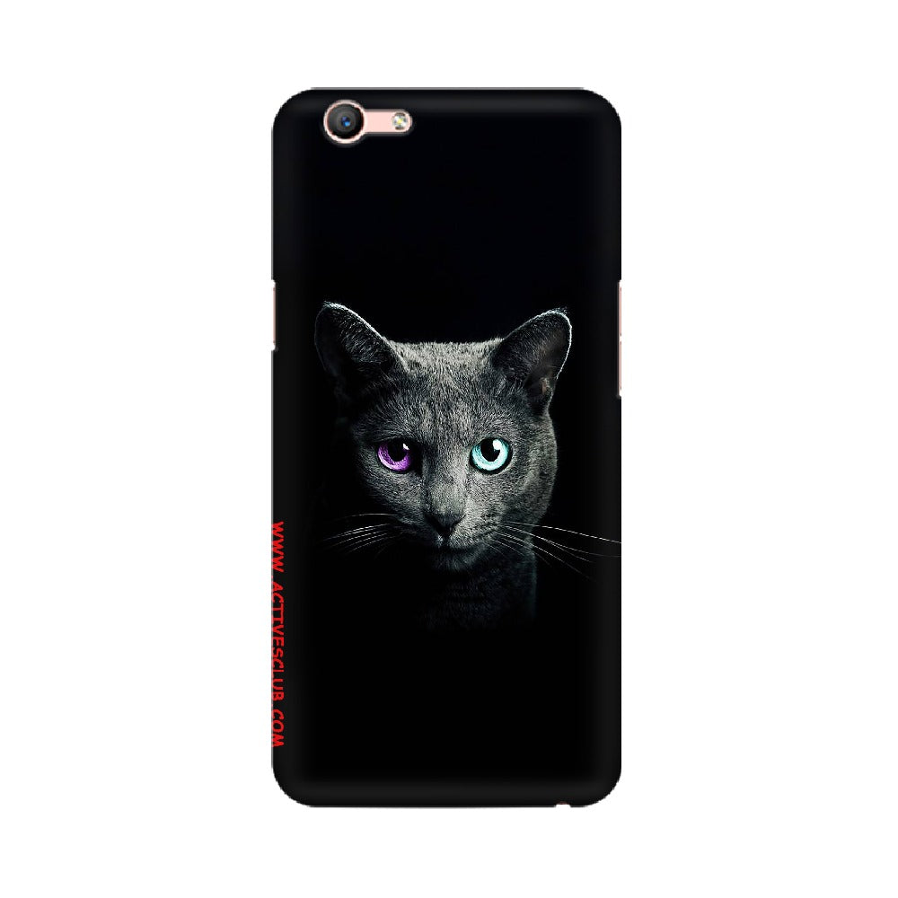 Black Cat   ---   Apple XioMi RealMe Oppo Vivo - Mobile Back Cover