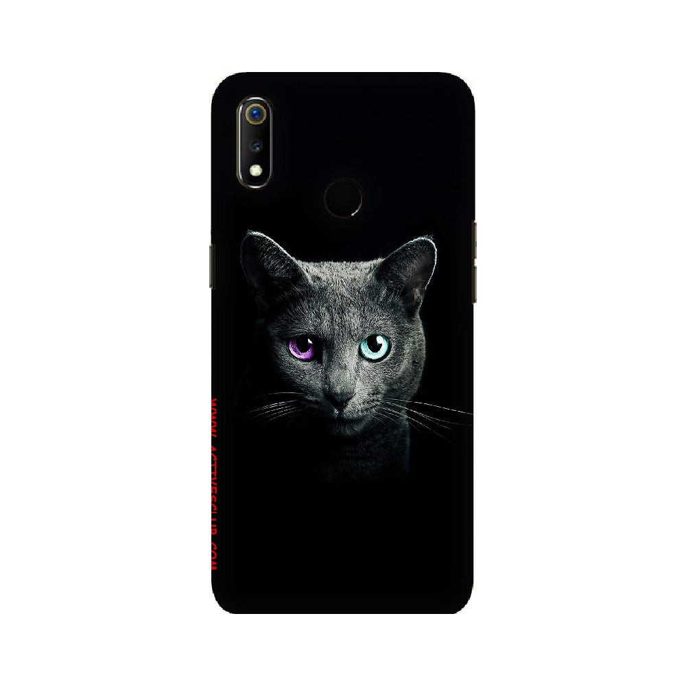 Black Cat   ---   Apple XioMi RealMe Oppo Vivo - Mobile Back Cover