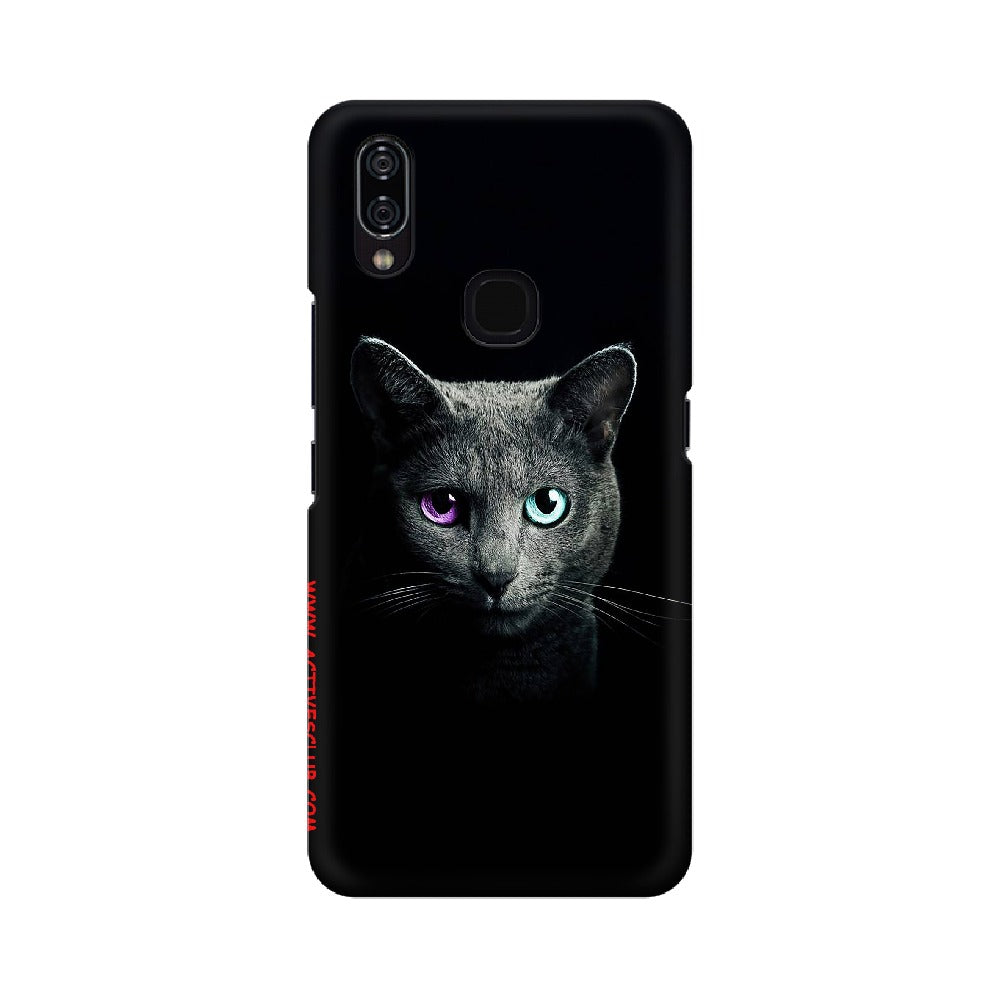 Black Cat   ---   Apple XioMi RealMe Oppo Vivo - Mobile Back Cover