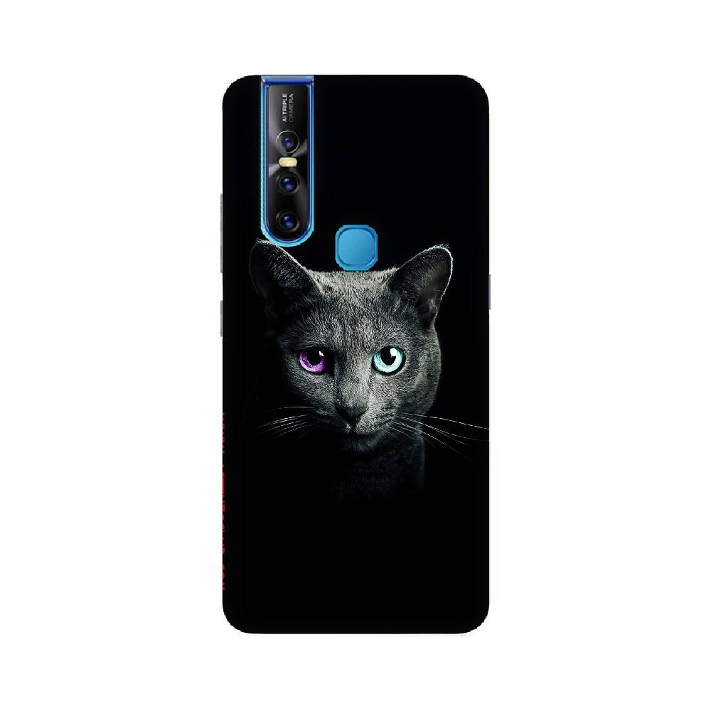 Black Cat   ---   Apple XioMi RealMe Oppo Vivo - Mobile Back Cover