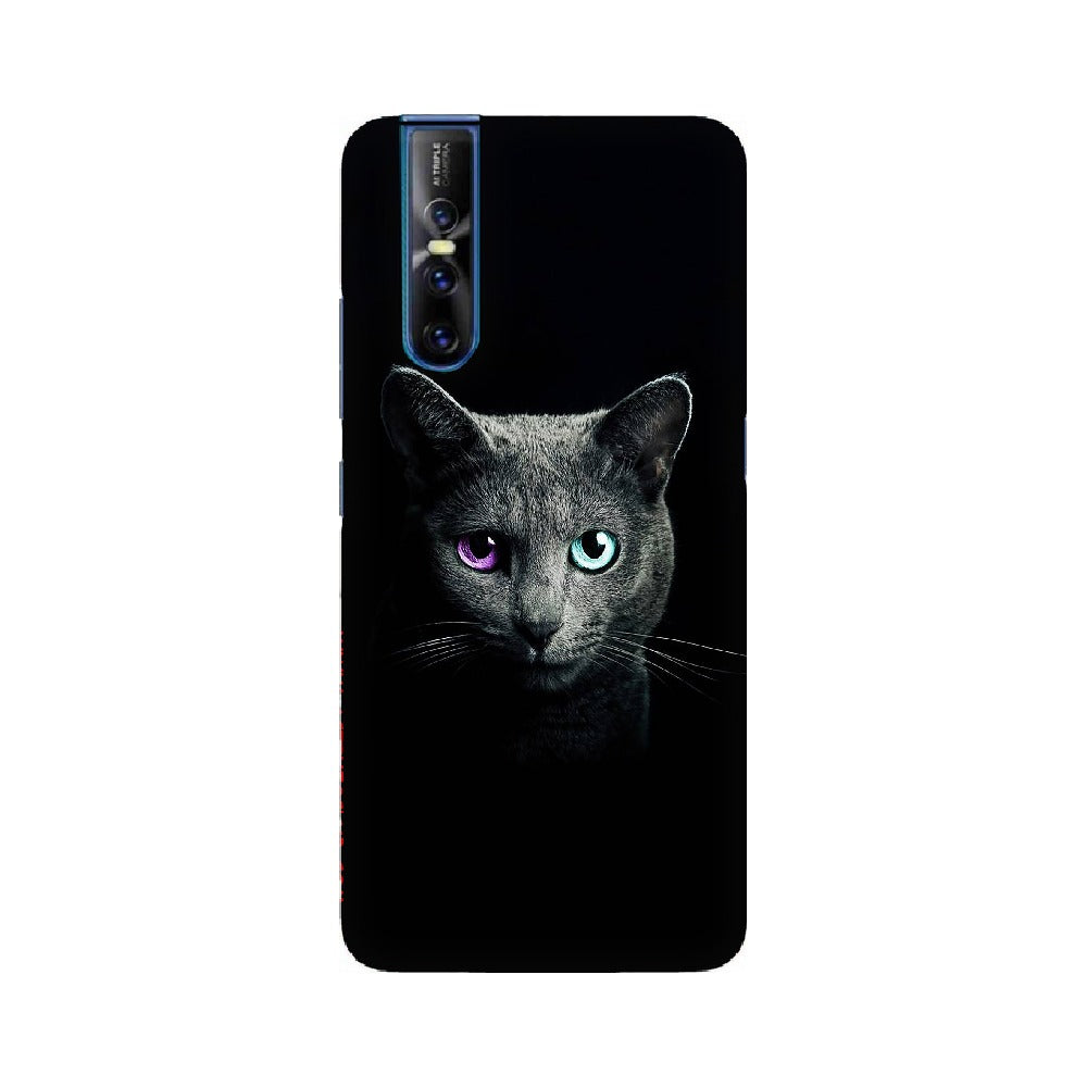 Black Cat   ---   Apple XioMi RealMe Oppo Vivo - Mobile Back Cover