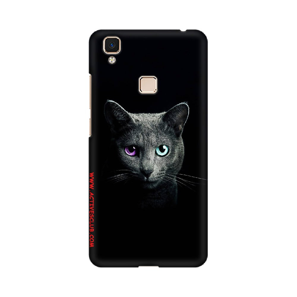 Black Cat   ---   Apple XioMi RealMe Oppo Vivo - Mobile Back Cover