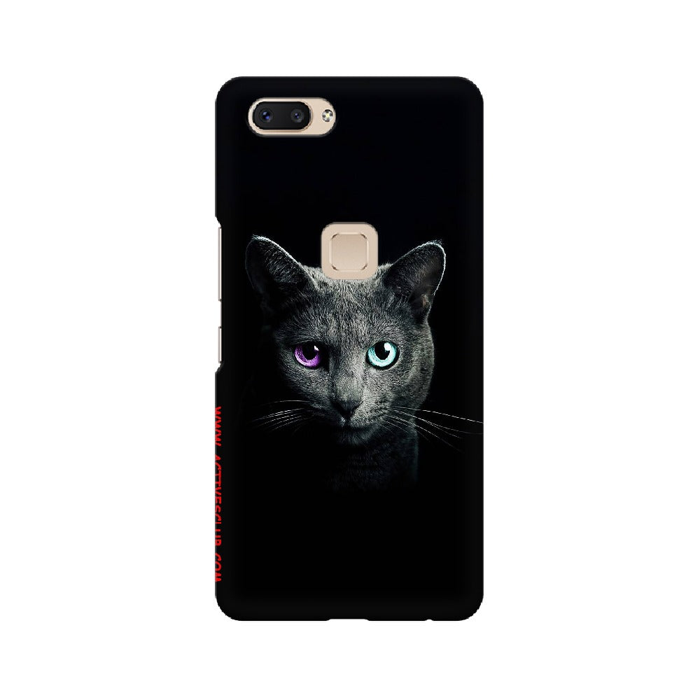 Black Cat   ---   Apple XioMi RealMe Oppo Vivo - Mobile Back Cover