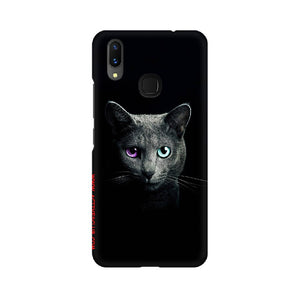 Black Cat   ---   Apple XioMi RealMe Oppo Vivo - Mobile Back Cover