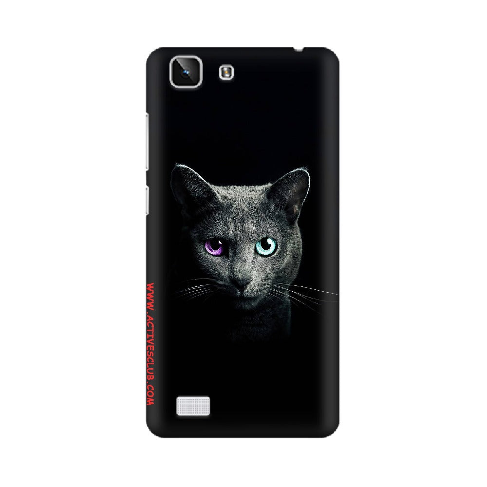 Black Cat   ---   Apple XioMi RealMe Oppo Vivo - Mobile Back Cover