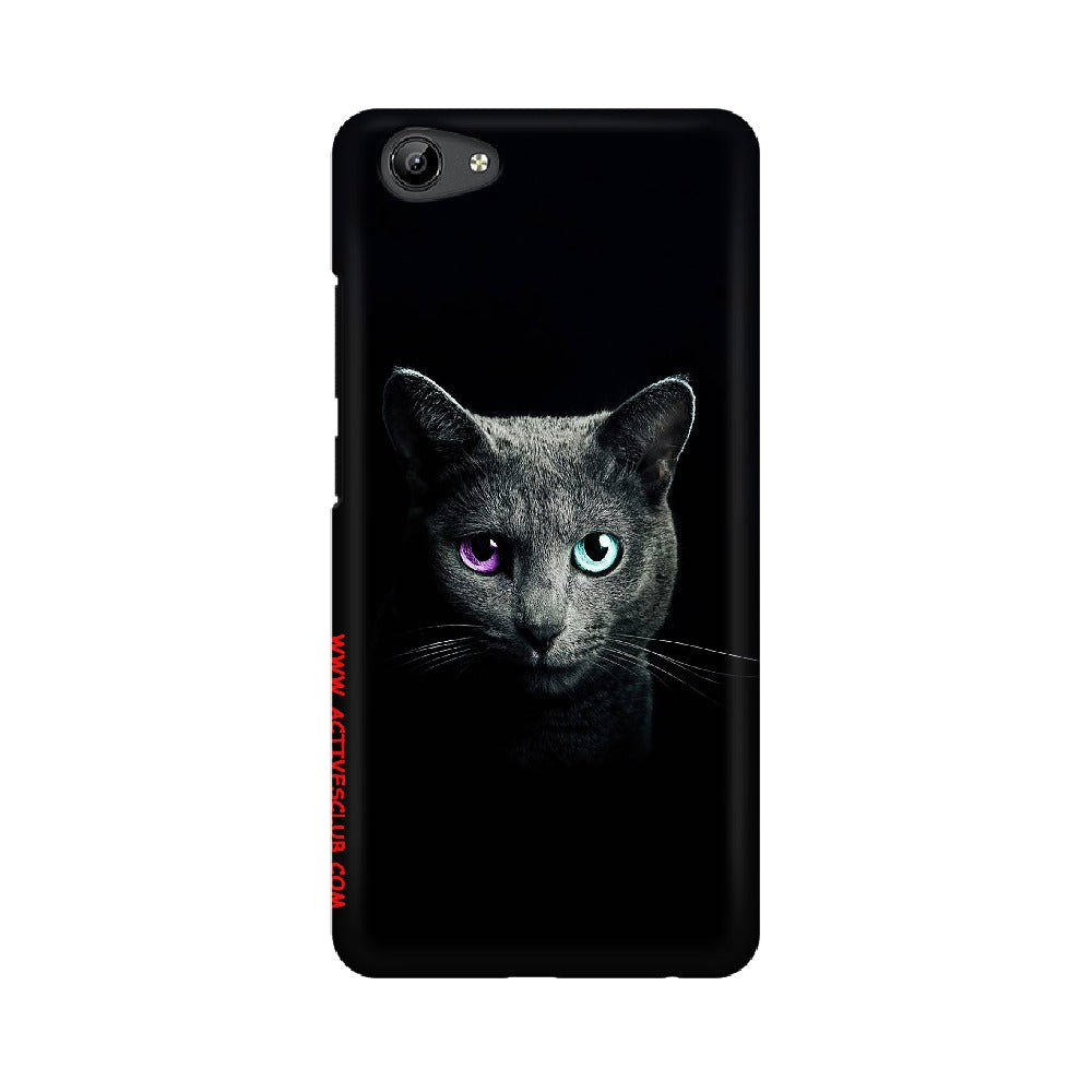 Black Cat   ---   Apple XioMi RealMe Oppo Vivo - Mobile Back Cover