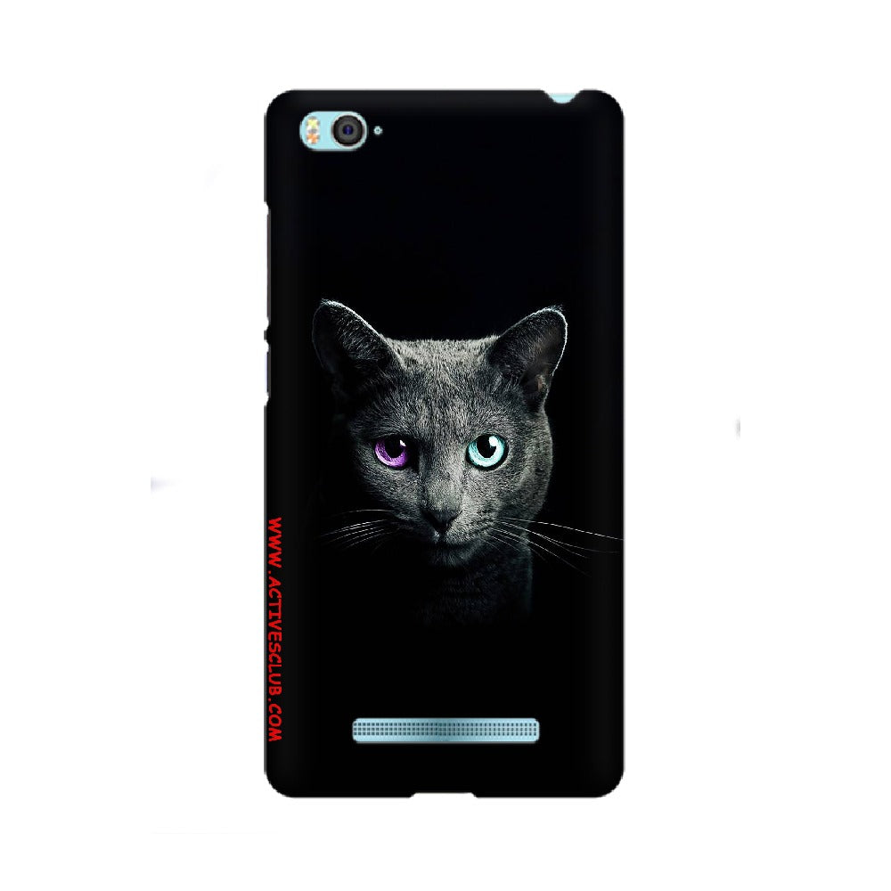 Black Cat   ---   Apple XioMi RealMe Oppo Vivo - Mobile Back Cover