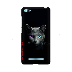 Black Cat   ---   Apple XioMi RealMe Oppo Vivo - Mobile Back Cover