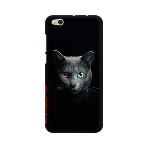 Black Cat   ---   Apple XioMi RealMe Oppo Vivo - Mobile Back Cover