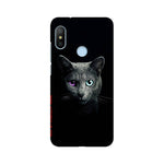 Black Cat   ---   Apple XioMi RealMe Oppo Vivo - Mobile Back Cover