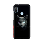 Black Cat   ---   Apple XioMi RealMe Oppo Vivo - Mobile Back Cover