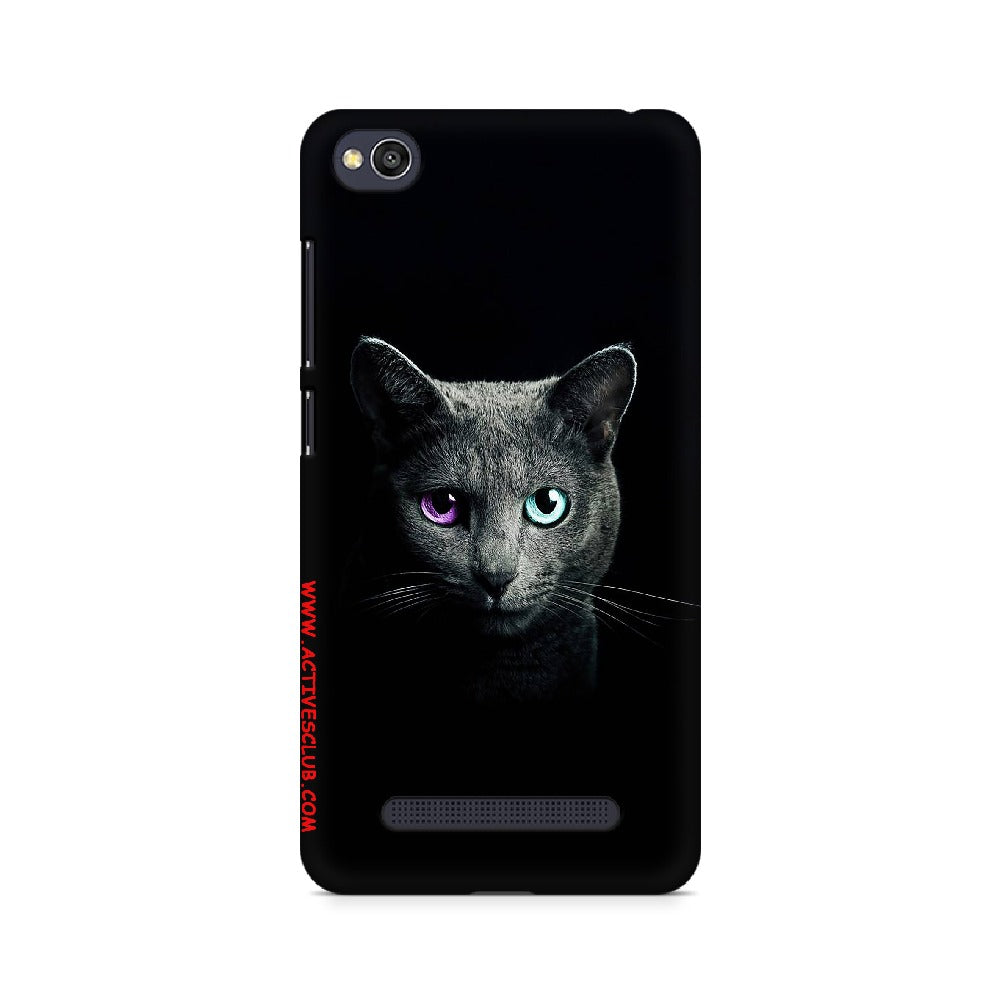 Black Cat   ---   Apple XioMi RealMe Oppo Vivo - Mobile Back Cover