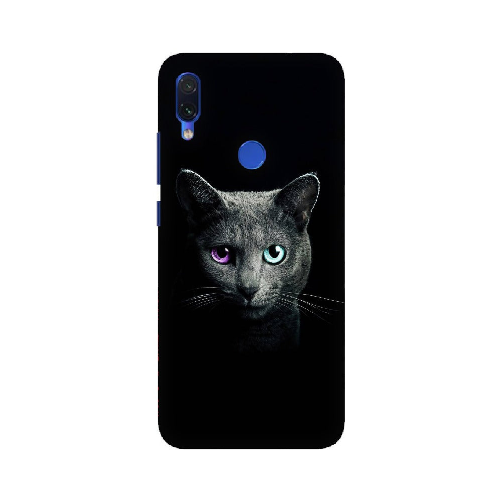 Black Cat   ---   Apple XioMi RealMe Oppo Vivo - Mobile Back Cover