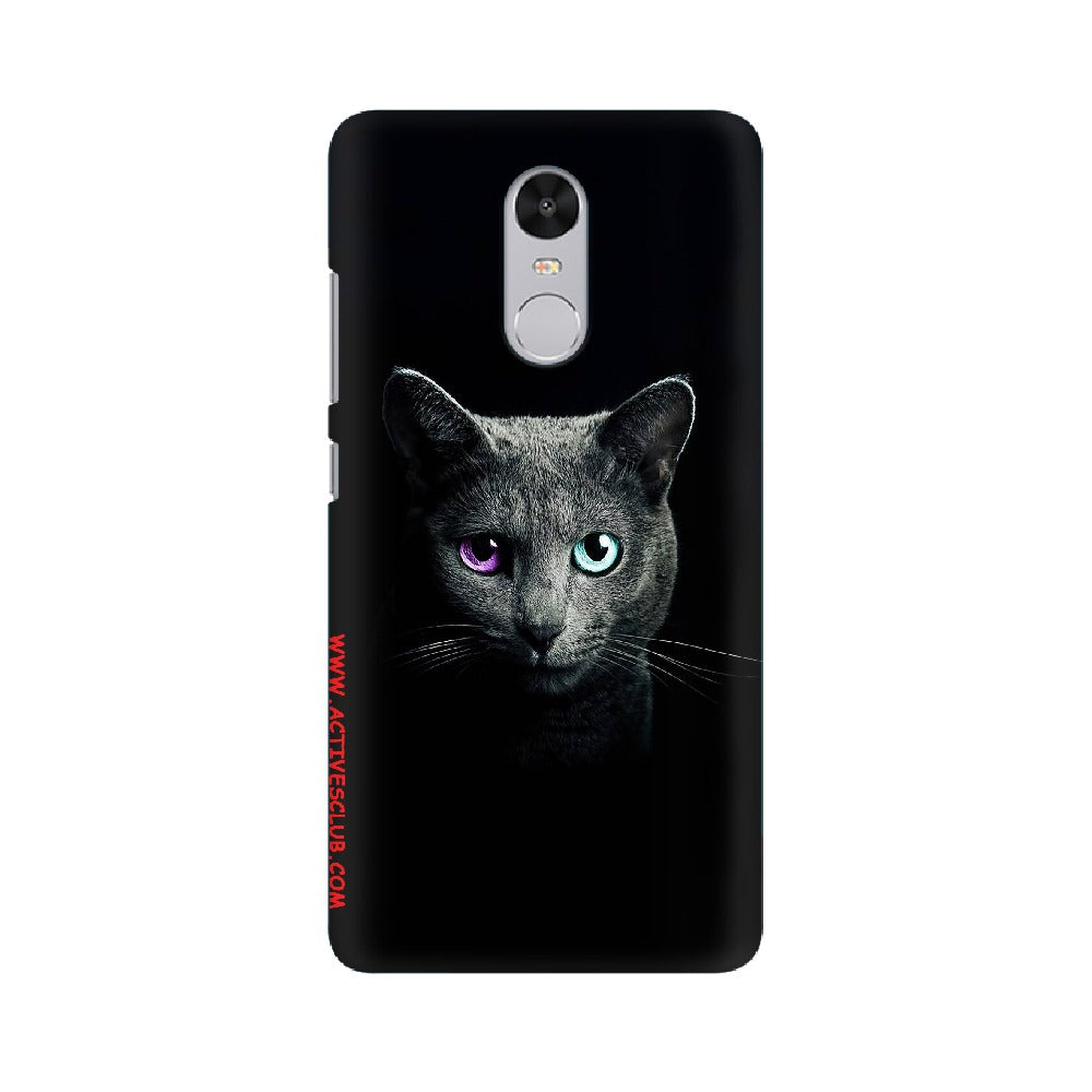 Black Cat   ---   Apple XioMi RealMe Oppo Vivo - Mobile Back Cover