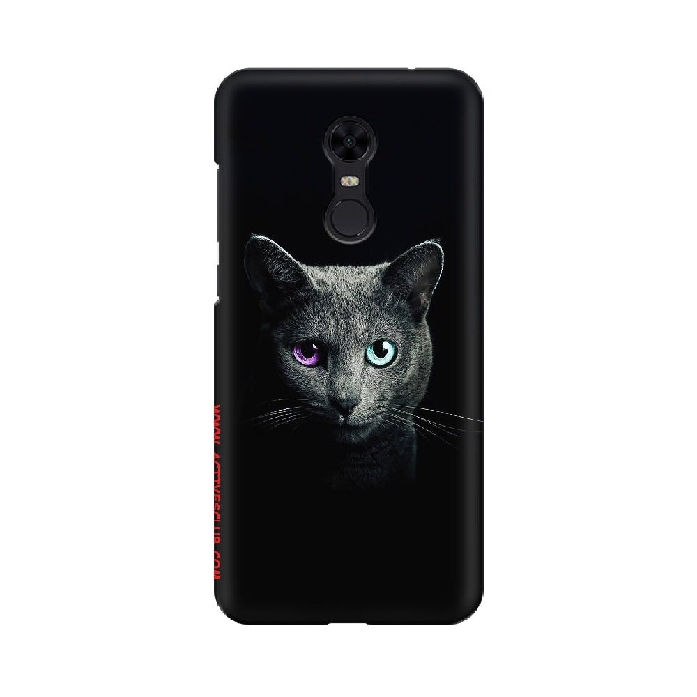 Black Cat   ---   Apple XioMi RealMe Oppo Vivo - Mobile Back Cover