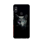 Black Cat   ---   Apple XioMi RealMe Oppo Vivo - Mobile Back Cover