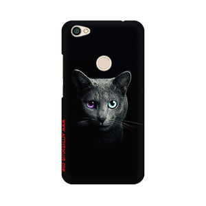 Black Cat   ---   Apple XioMi RealMe Oppo Vivo - Mobile Back Cover