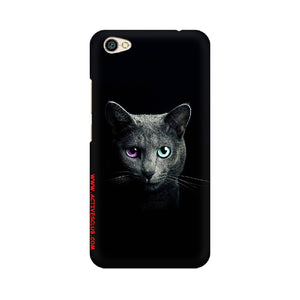 Black Cat   ---   Apple XioMi RealMe Oppo Vivo - Mobile Back Cover