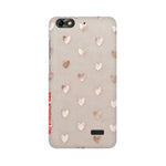 Silver Hearts   ---   Sony Nokia Lenovo Moto HTC Huawei - Mobile Back Cover