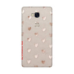 Silver Hearts   ---   Sony Nokia Lenovo Moto HTC Huawei - Mobile Back Cover