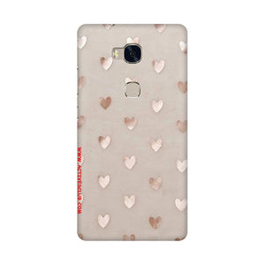 Silver Hearts   ---   Sony Nokia Lenovo Moto HTC Huawei - Mobile Back Cover