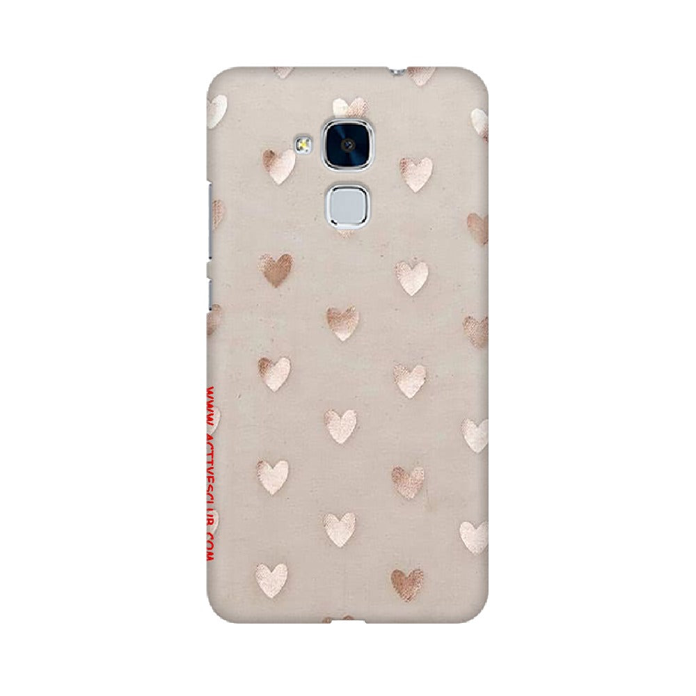 Silver Hearts   ---   Sony Nokia Lenovo Moto HTC Huawei - Mobile Back Cover