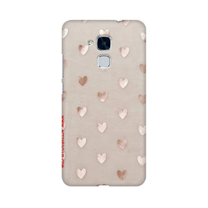 Silver Hearts   ---   Sony Nokia Lenovo Moto HTC Huawei - Mobile Back Cover