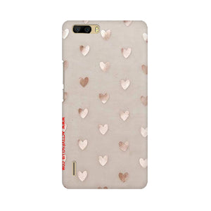 Silver Hearts   ---   Sony Nokia Lenovo Moto HTC Huawei - Mobile Back Cover