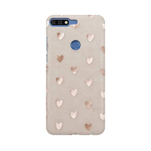 Silver Hearts   ---   Sony Nokia Lenovo Moto HTC Huawei - Mobile Back Cover