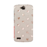 Silver Hearts   ---   Sony Nokia Lenovo Moto HTC Huawei - Mobile Back Cover