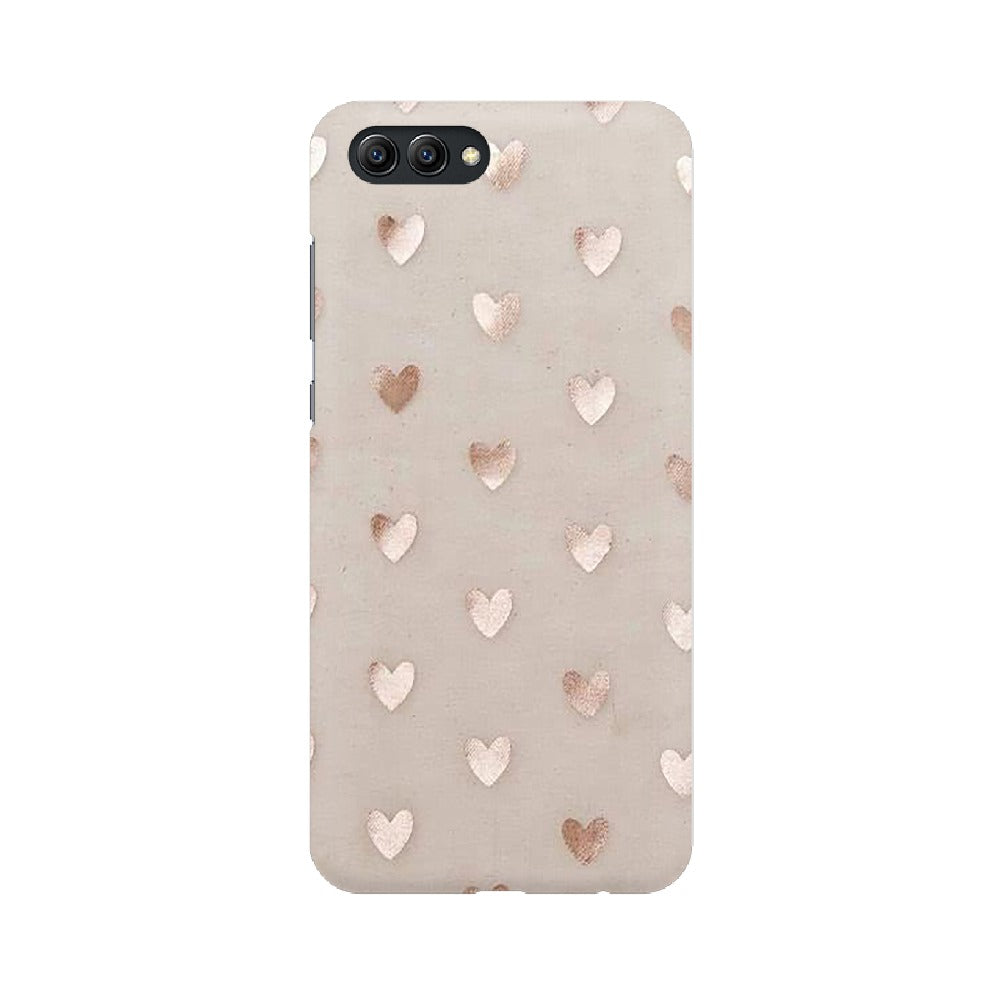 Silver Hearts   ---   Sony Nokia Lenovo Moto HTC Huawei - Mobile Back Cover