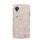 Silver Hearts   ---   Sony Nokia Lenovo Moto HTC Huawei - Mobile Back Cover