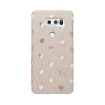 Silver Hearts   ---   Sony Nokia Lenovo Moto HTC Huawei - Mobile Back Cover