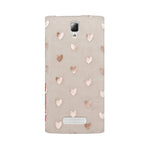 Silver Hearts   ---   Sony Nokia Lenovo Moto HTC Huawei - Mobile Back Cover