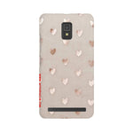 Silver Hearts   ---   Sony Nokia Lenovo Moto HTC Huawei - Mobile Back Cover