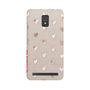 Silver Hearts   ---   Sony Nokia Lenovo Moto HTC Huawei - Mobile Back Cover