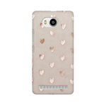 Silver Hearts   ---   Sony Nokia Lenovo Moto HTC Huawei - Mobile Back Cover