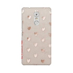 Silver Hearts   ---   Sony Nokia Lenovo Moto HTC Huawei - Mobile Back Cover