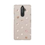 Silver Hearts   ---   Sony Nokia Lenovo Moto HTC Huawei - Mobile Back Cover