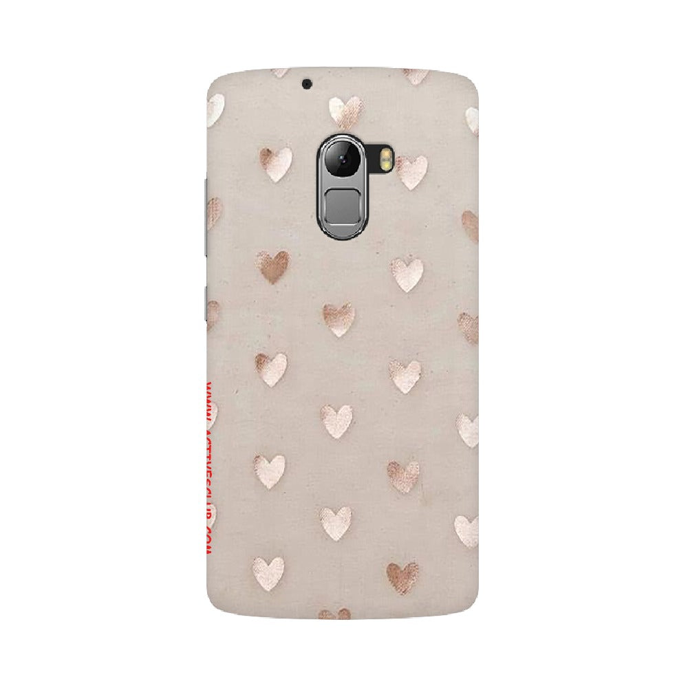 Silver Hearts   ---   Sony Nokia Lenovo Moto HTC Huawei - Mobile Back Cover