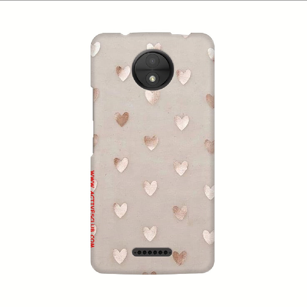 Silver Hearts   ---   Sony Nokia Lenovo Moto HTC Huawei - Mobile Back Cover